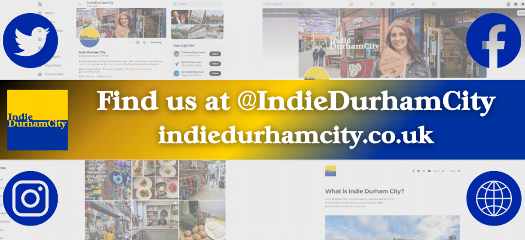 Ways to engage with the Indie Durham City campaign
